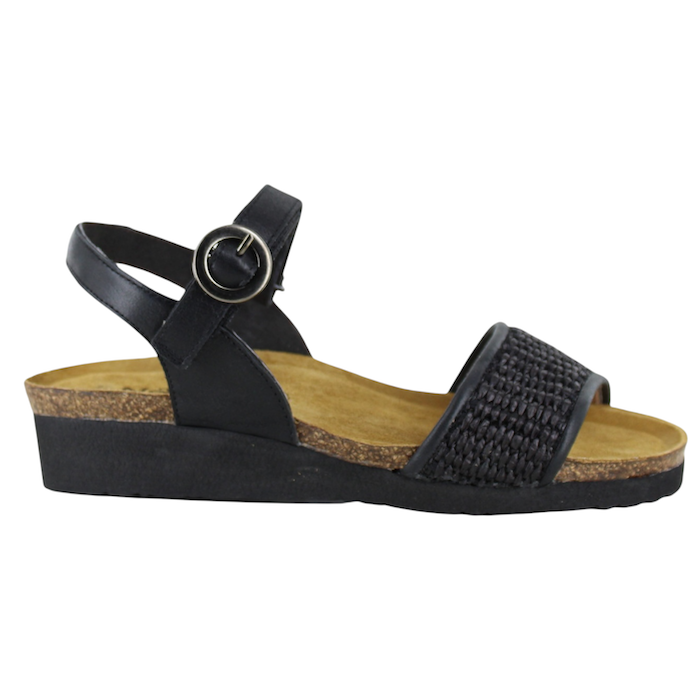 Cecile - Black Raffia