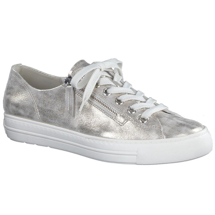 Lacey Zip - Metallic